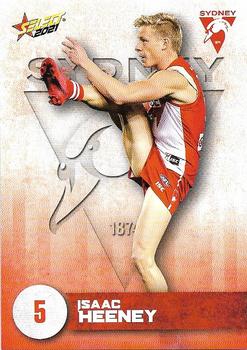 2021 Select AFL Footy Stars #155 Isaac Heeney Front